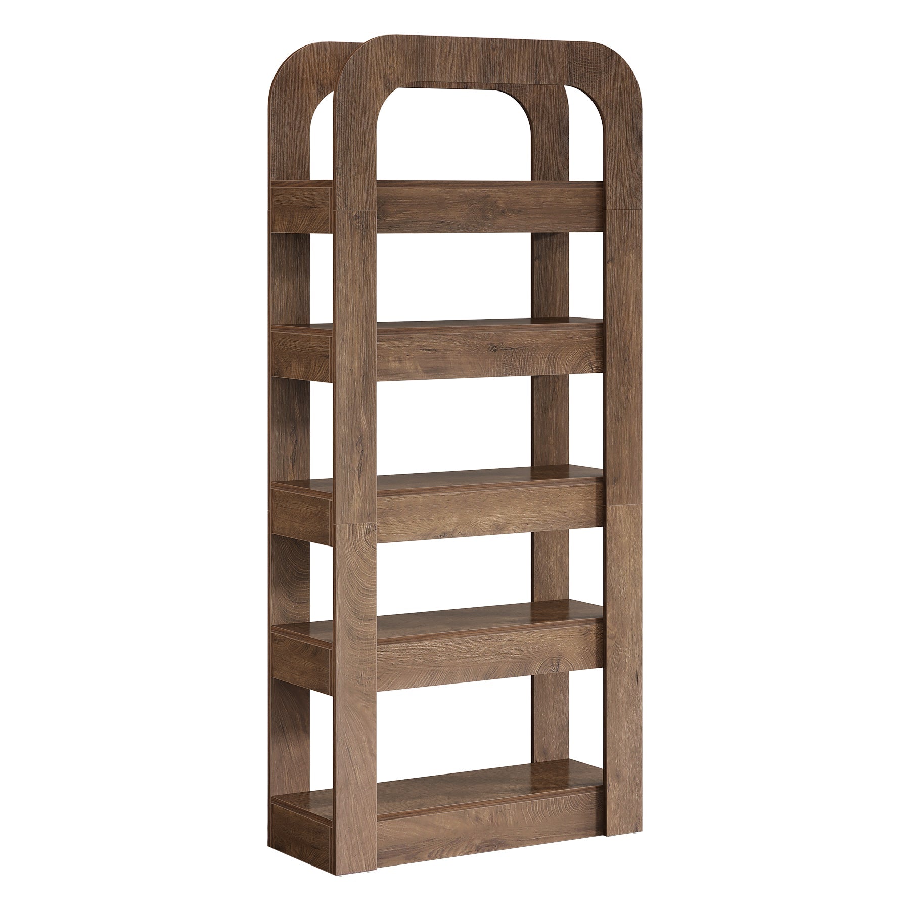 Tribesigns Étagère de 180 cm de hauteur avec 5 compartiments ouverts, Bibliothèque de style industriel