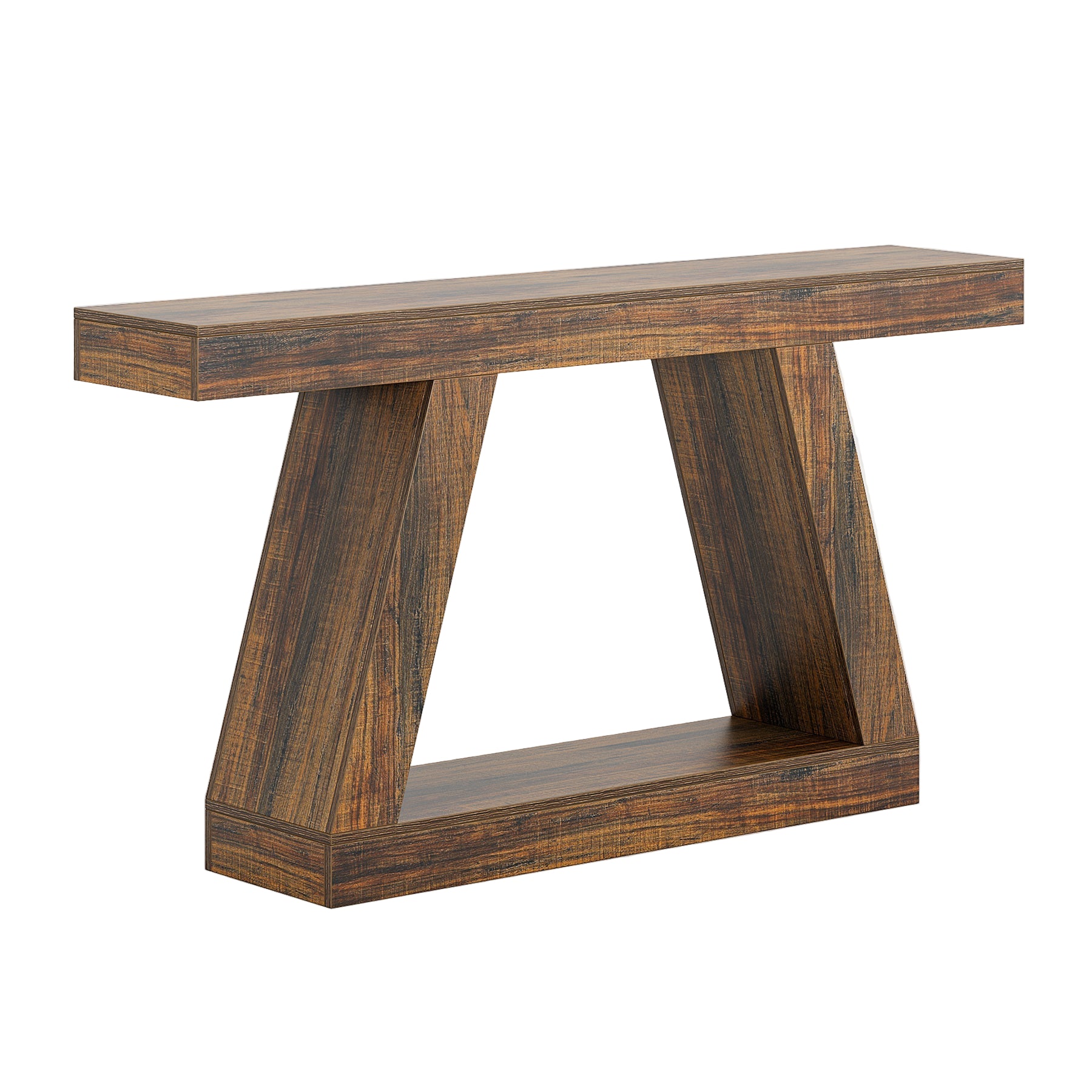 Tribesigns Table console industrielle de 140 cm pour entrée, Table basse de couloir