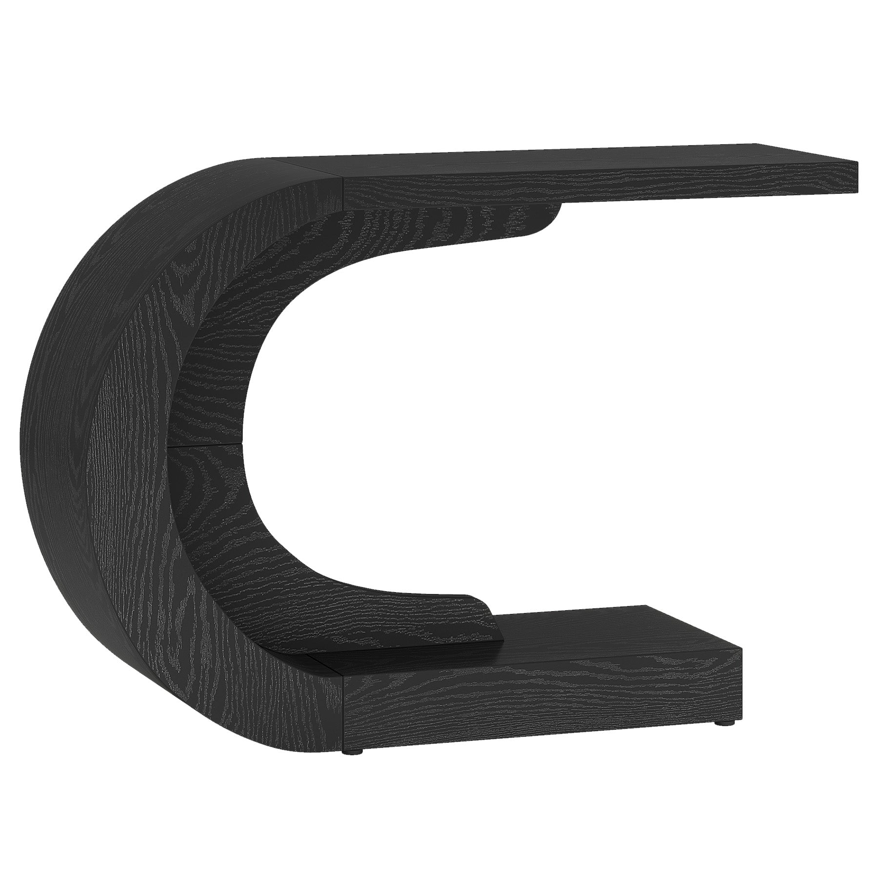 Tribesigns Console d'entrée moderne en forme de C, Style milieu médiéval