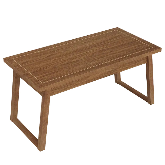 Tribesigns Bureau d'ordinateur en bois de 140 cm, Table de travail moderne du milieu du siècle avec tiroir