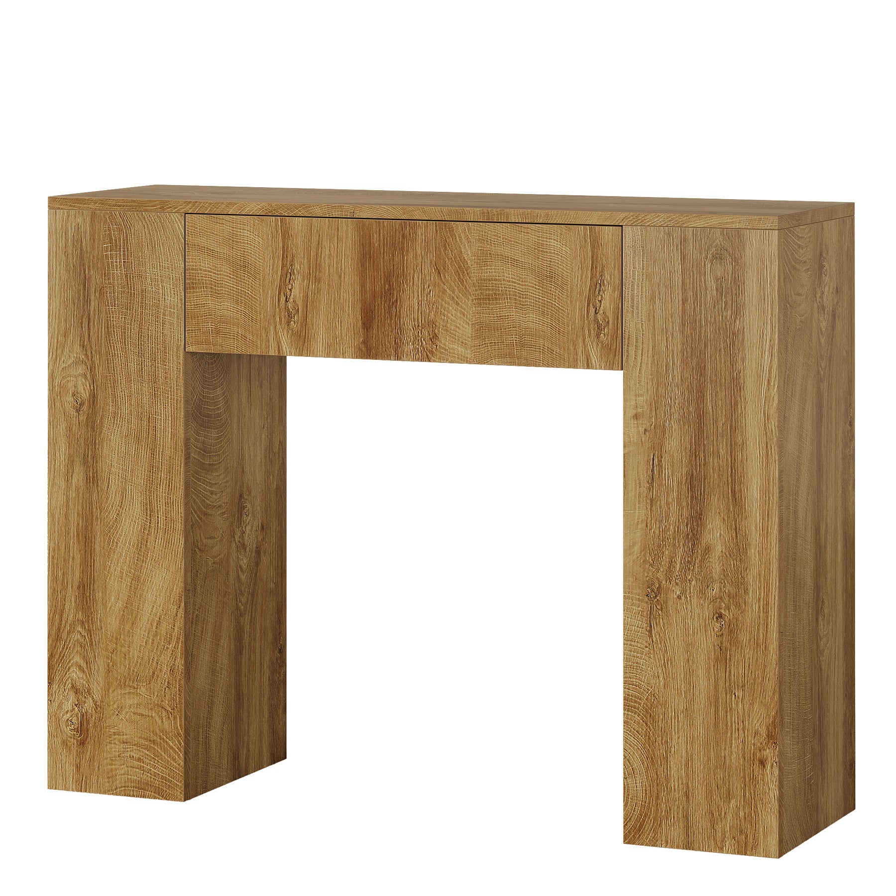 Tribesigns Table console avec tiroirs, Table d'appoint étroite Table de couloir pour petits espaces