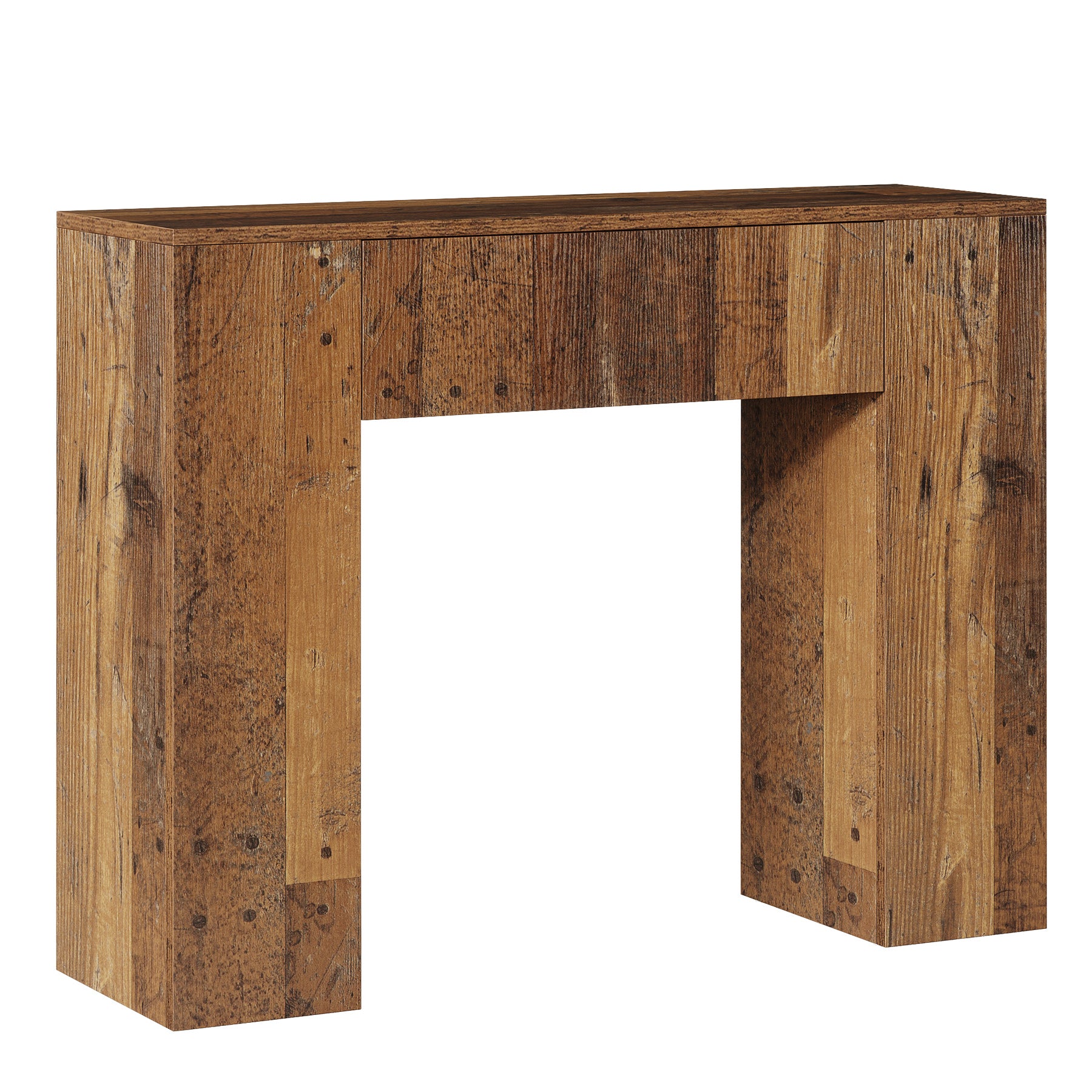 Tribesigns Table console avec tiroirs, Table d'appoint étroite Table de couloir pour petits espaces