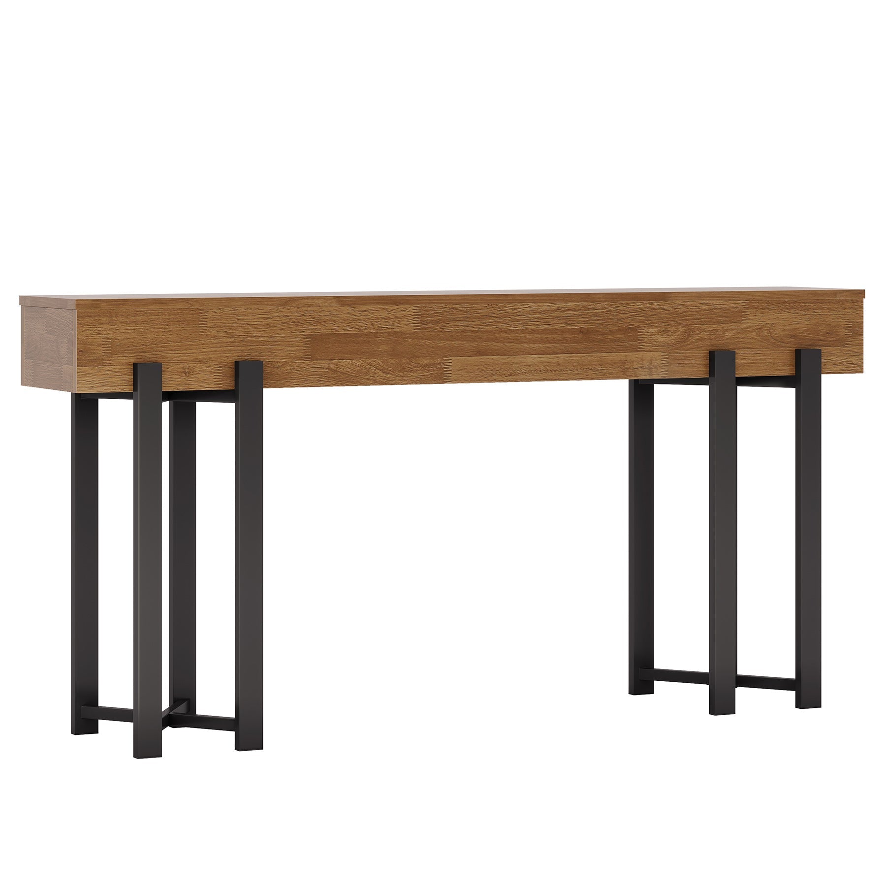 Tribesigns Console de 160 cm, Table-banc en bois pour hall d'entrée