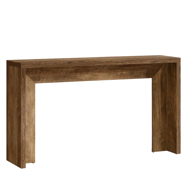 Table console rustique de 140 cm, Table de canapé de ferme Table d'entrée