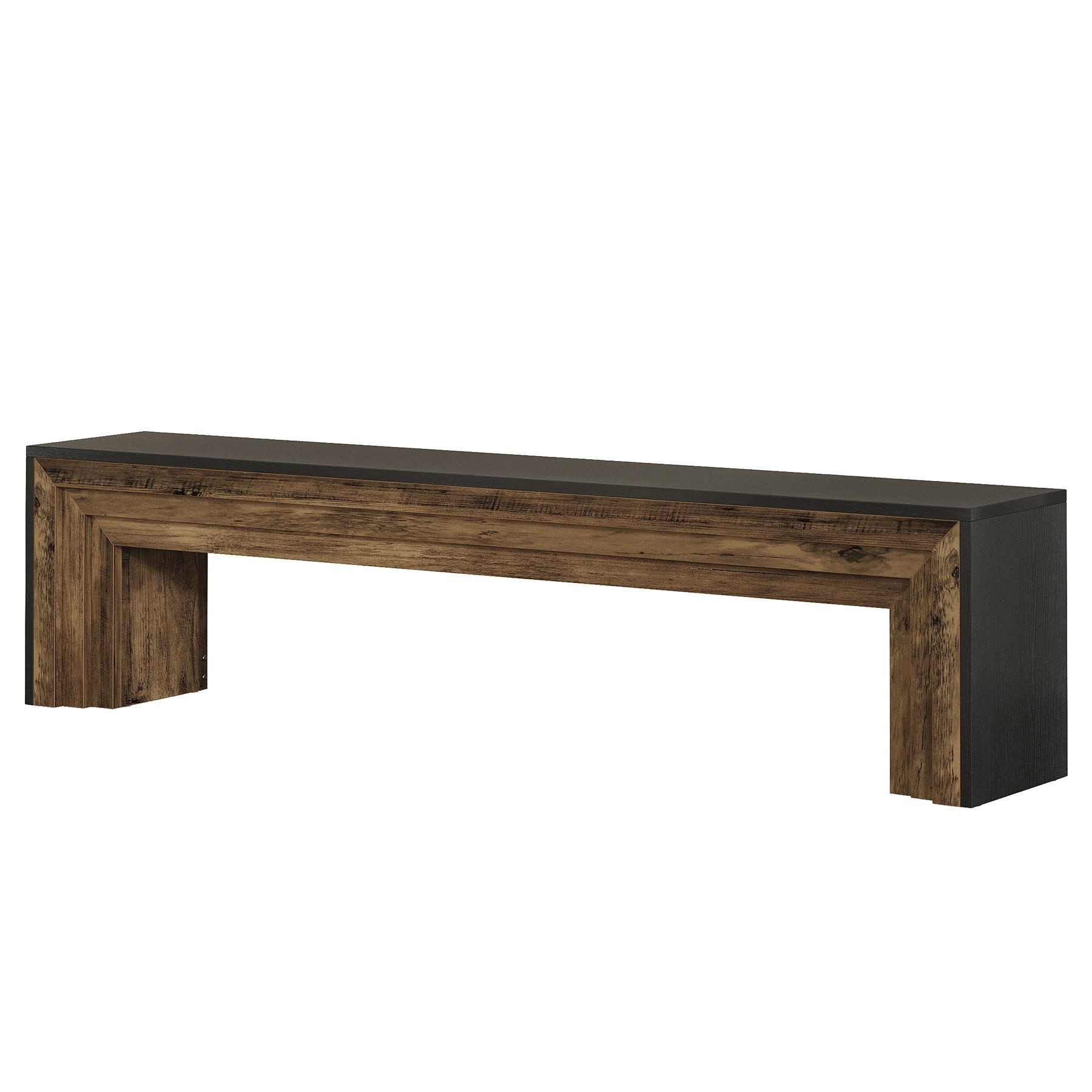 Tribesigns Banc de 180 cm, Banc de couloir extra-long de style champêtre moderne pour couloir et salon