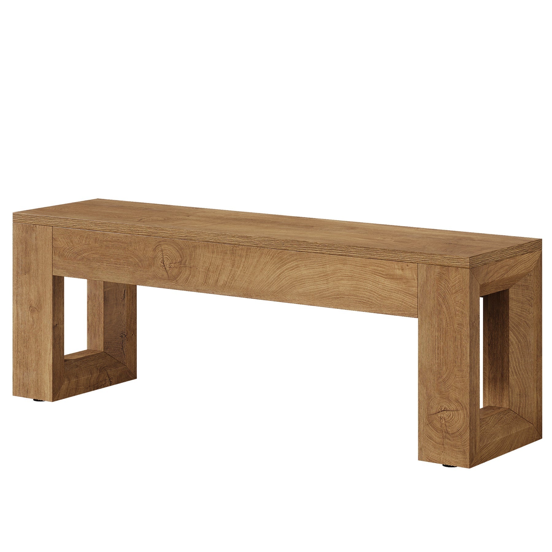 Tribesigns Banc de style campagnard de 120 cm, Utilisable comme banc de salle à manger ou de chambre en MDF