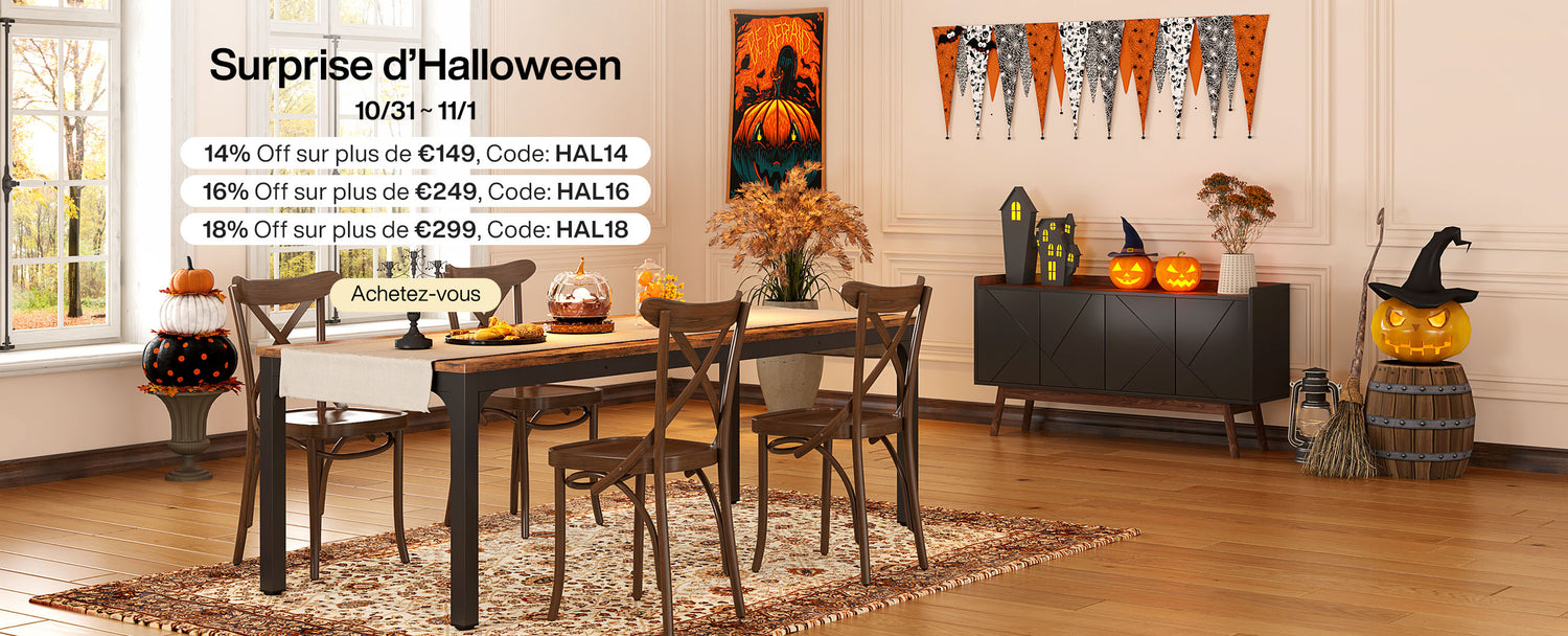 Ventes d'Halloween 2024 de Tribesigns : obtenez de grosses réductions sur les meubles