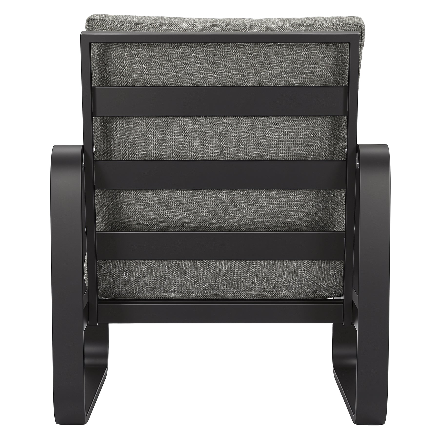 Tribesigns Fauteuil de jardin avec coussins, Chaise de patio en aluminium pour balcon ou jardin
