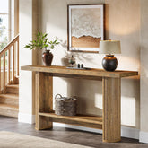 140cm Landhaus-Konsolentisch - Schmaler Tisch für Flur & Couch 3