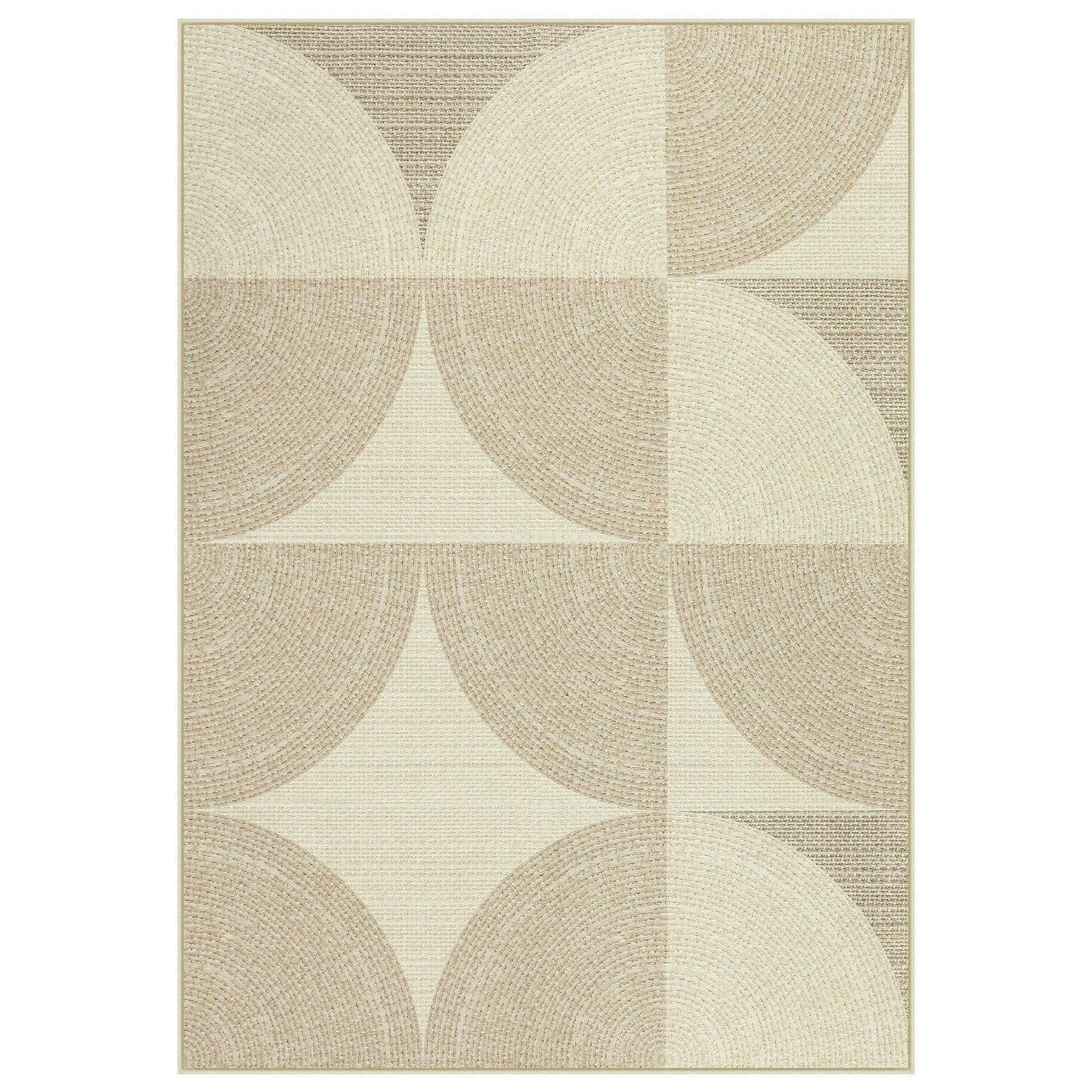 Tribesigns Tapis géométrique 160 x 230cm 200 x 300 cm, Tapis moderne minimaliste à poils courts