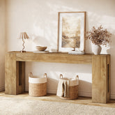 Tribesigns Table console 200 cm extra-longue et étroite, Table d'appoint pour derrière le canapé 3
