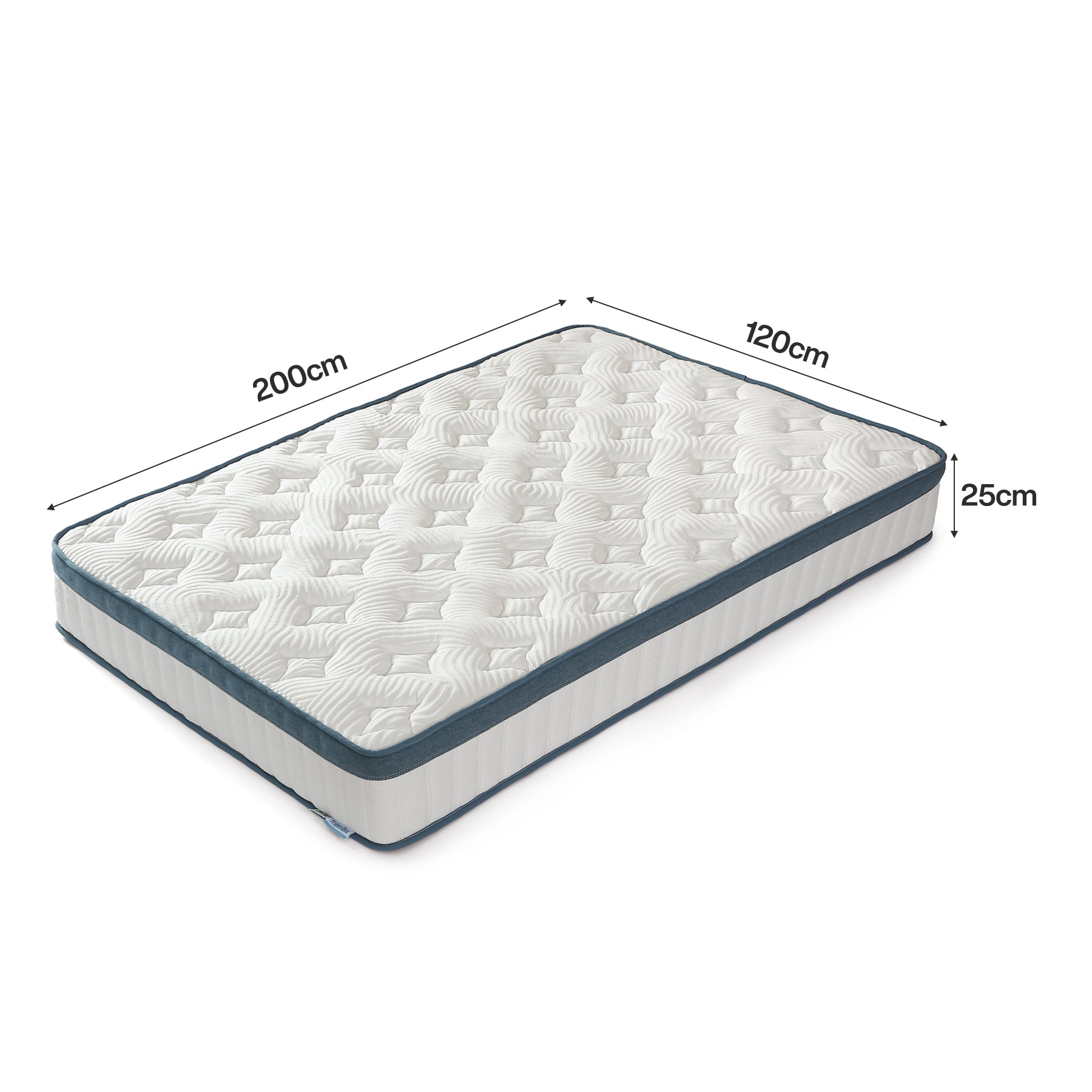 Tribesigns Matelas, Hauteur 25 cm, Matelas à Ressorts ensachés dureté Moyenne H3, Matelas orthopédique 7 Zones certifié Oeko-TEX