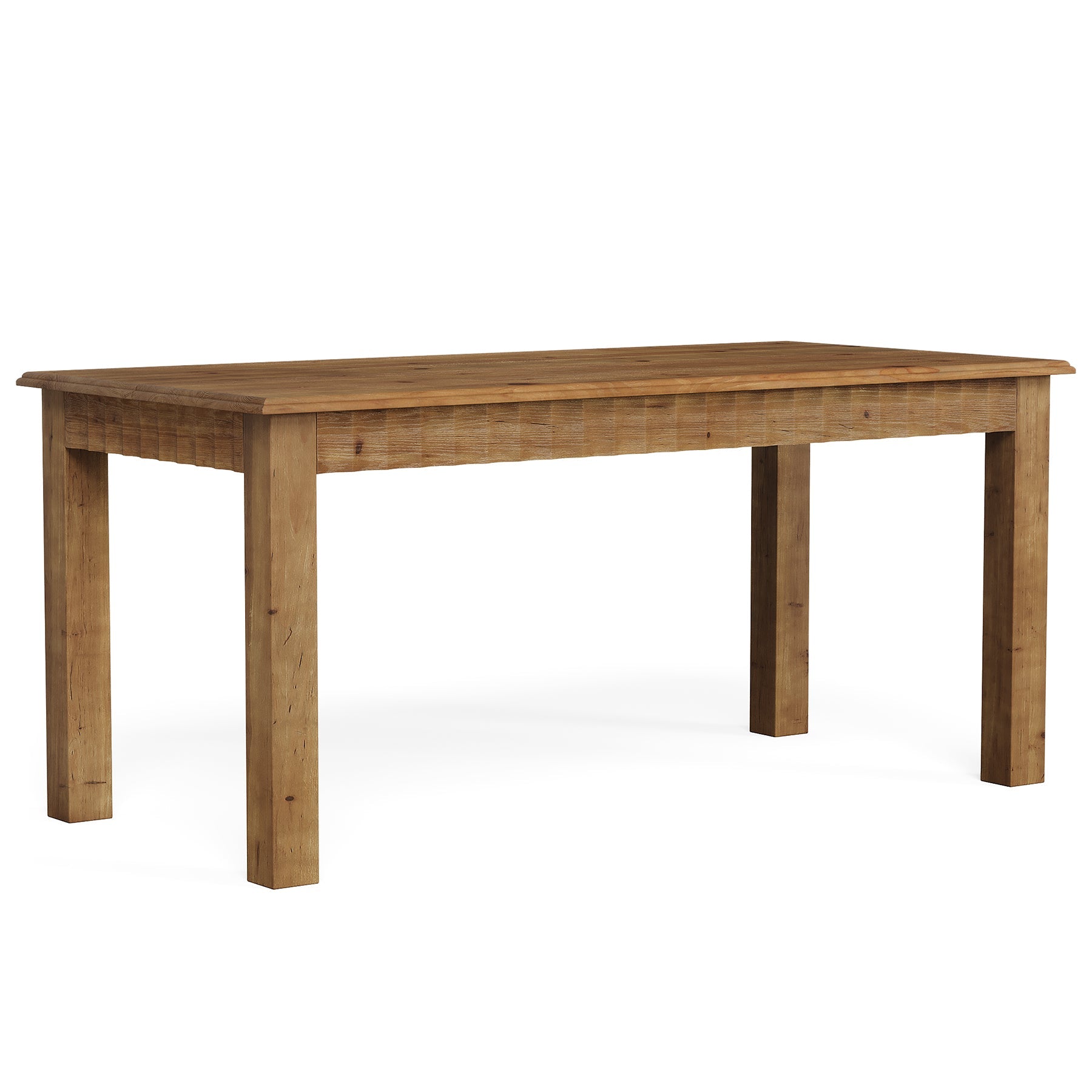 Tribesigns Table de salle à manger en bois massif de 160 cm, Table de cuisine pour 4 à 6 personnes, style champêtre