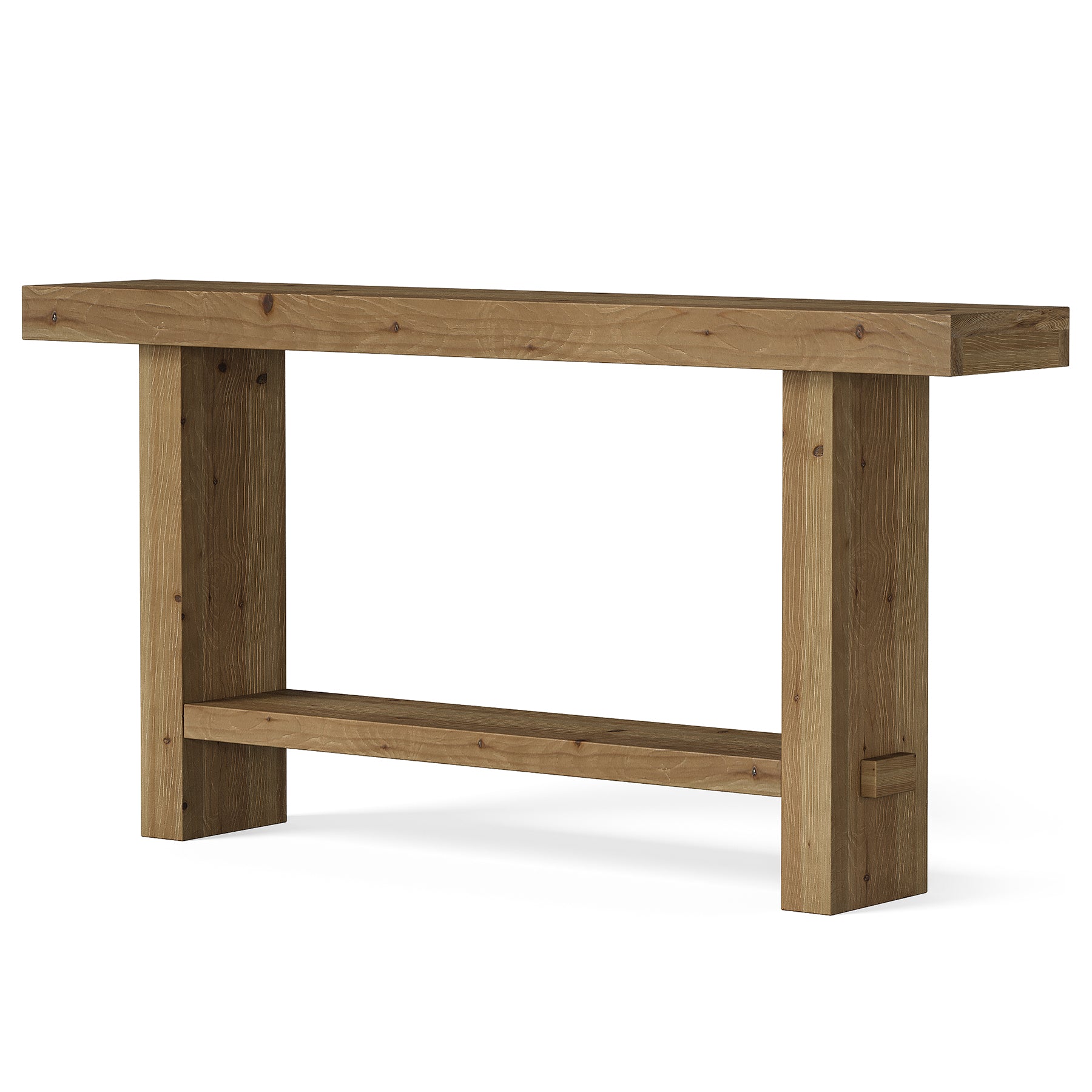 Tribesigns Table console extra longue avec plateau élargi et double base stable pour salon