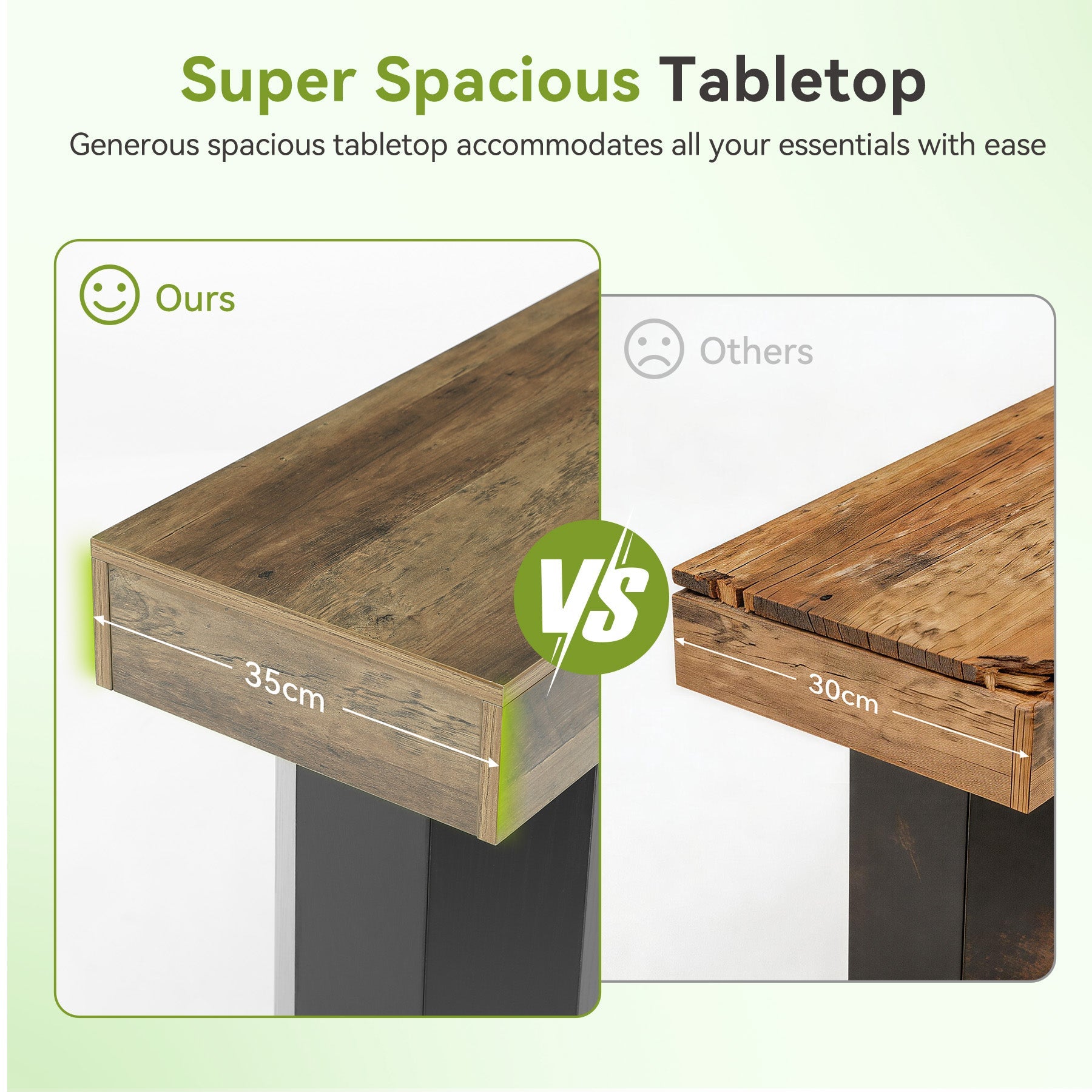 Console de 160 cm avec 2 étagères, Table d'entrée étroite de style industriel