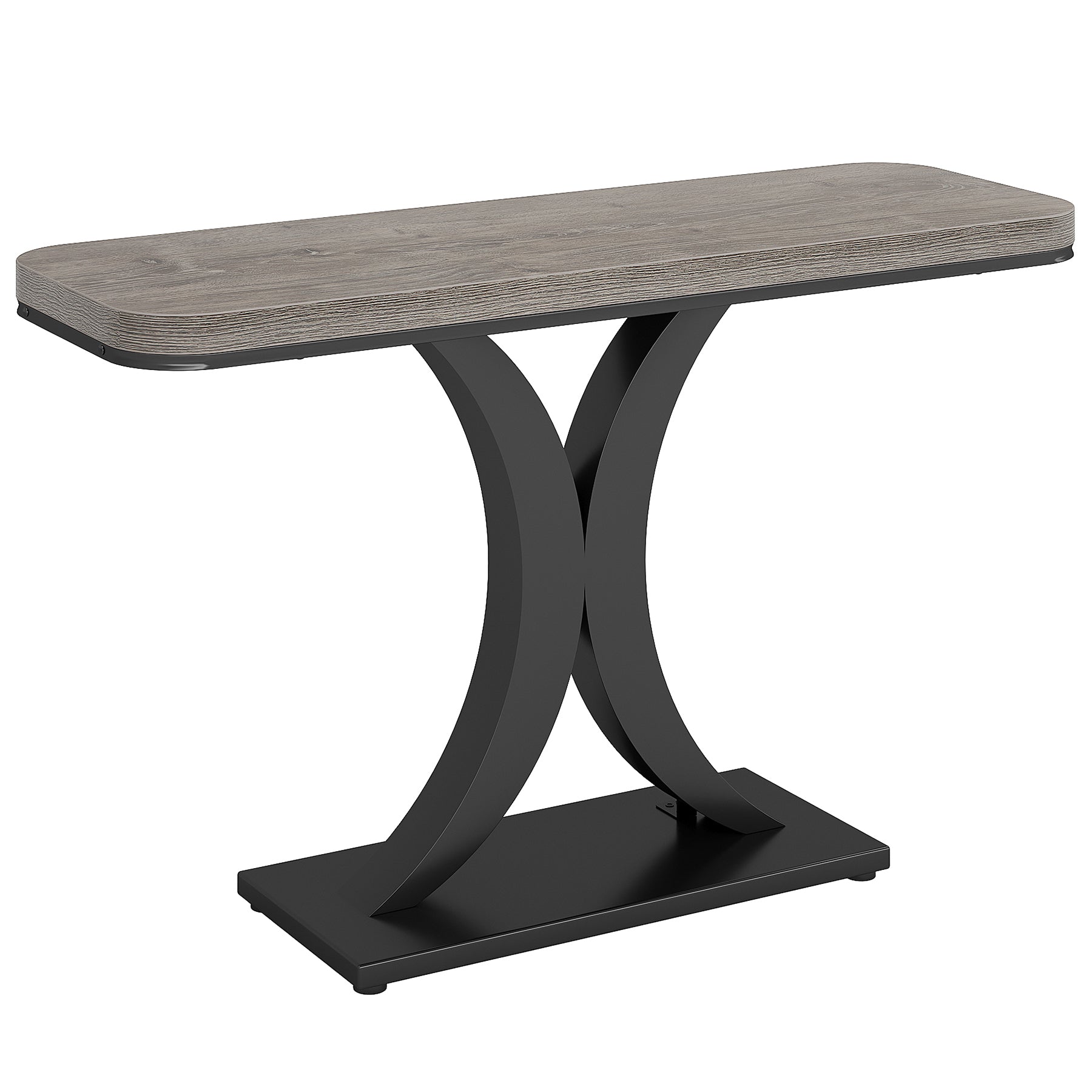 Tribesigns Table console, Table d'entrée étroite avec base géométrique