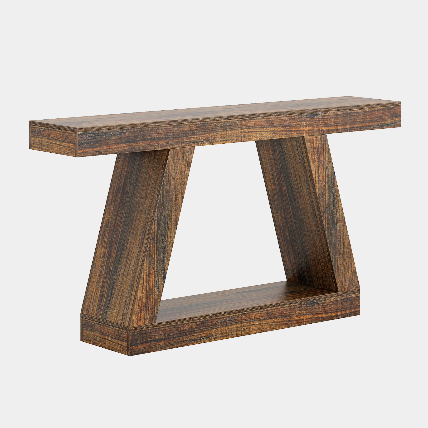 Tribesigns Table console industrielle de 140 cm pour entrée, Table basse de couloir