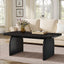 Tribesigns Table basse 120 cm, Table centrale de ferme Table basse à thé cocktail