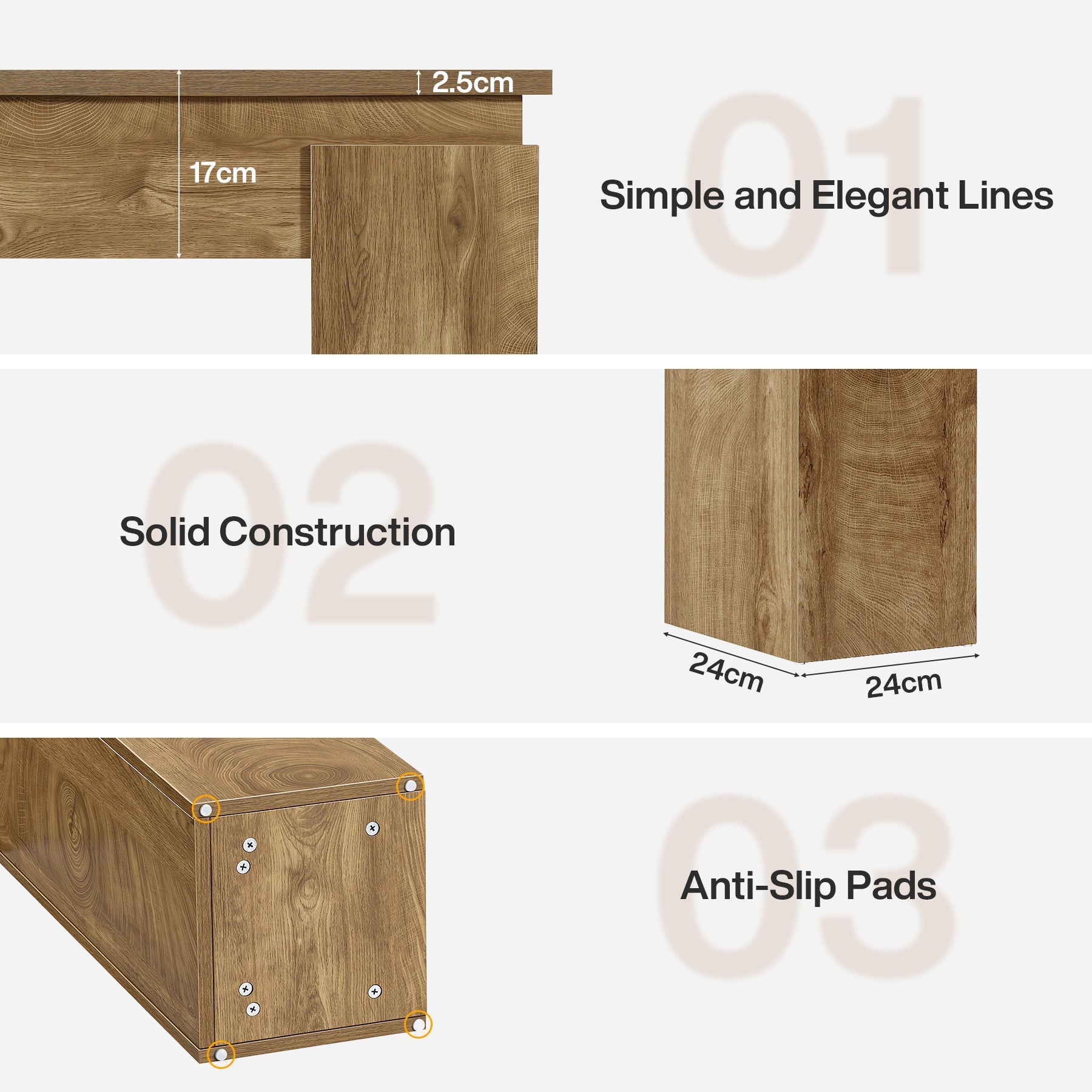 Tribesigns Console étroite (160 cm), Table de couloir ou de derrière de canapé de style Ferme avec étagère de rangement