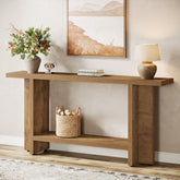 Tribesigns Table console 150 cm, Table de canapé de ferme Table d'entrée 3