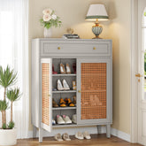 Tribesigns Étagère à chaussures, Armoire à chaussures d'entrée moderne avec étagère réglable 3