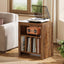 Tribesigns Support pour tourne-disque, Meuble de rangement pour disques vinyles