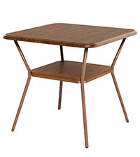 Tribesigns Table à manger carrée de 80 cm pour 2 à 4 personnes coins arrondis