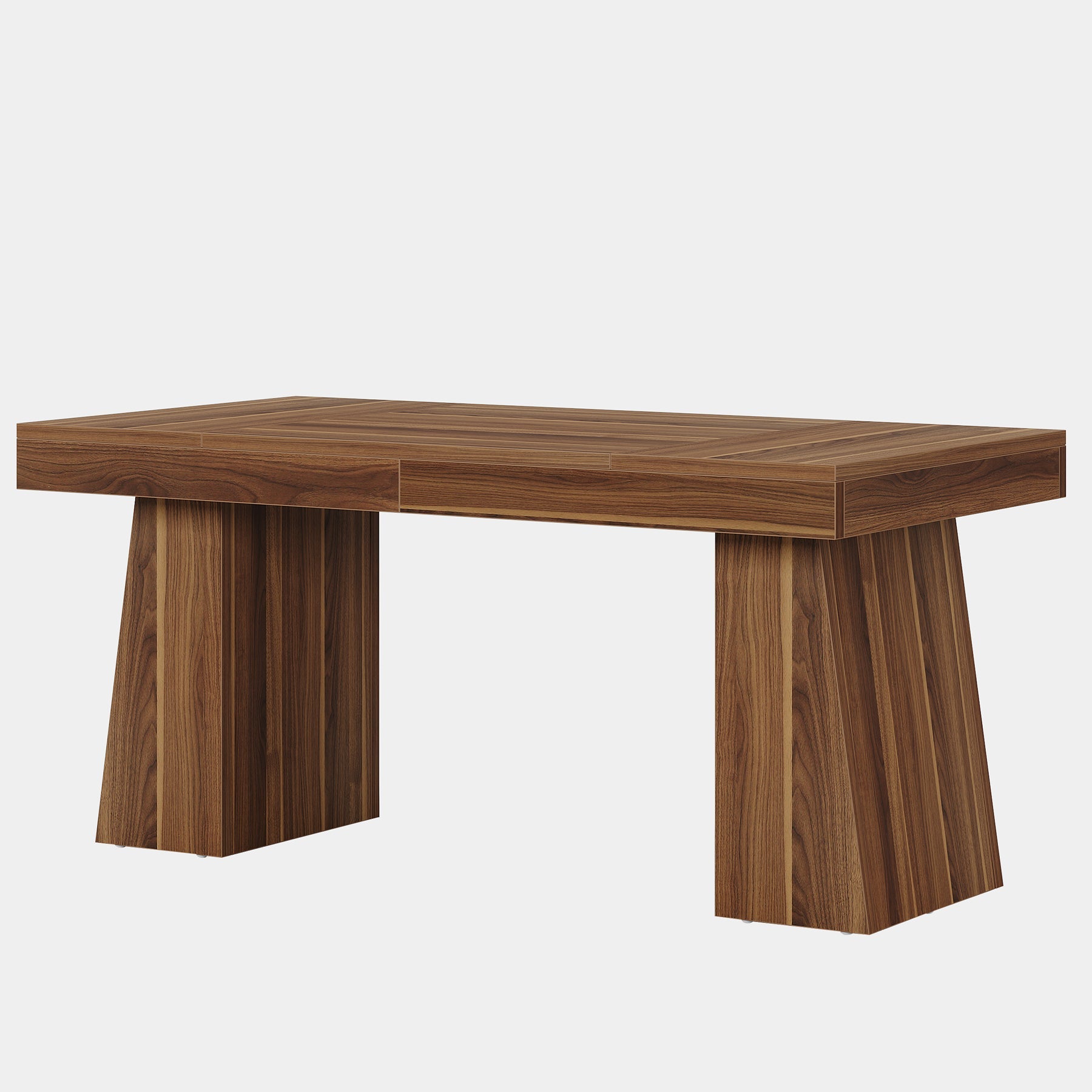 Tribesigns Table à manger 140 cm, Table de cuisine en bois pour 4 à 6 personnes