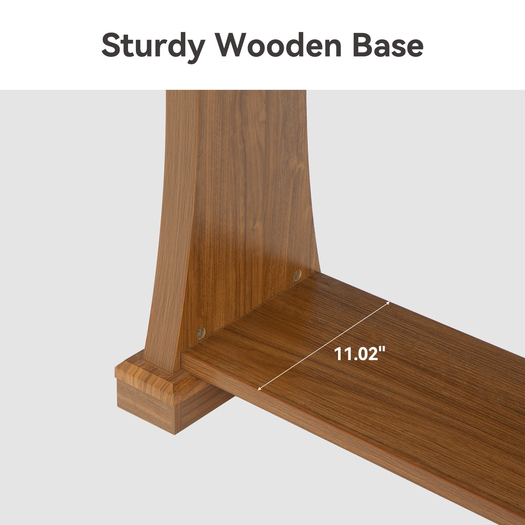Tribesigns Console de 160 cm de long avec 2 étagères idéale pour un couloir étroit ou comme table d'appoint, aspect bois