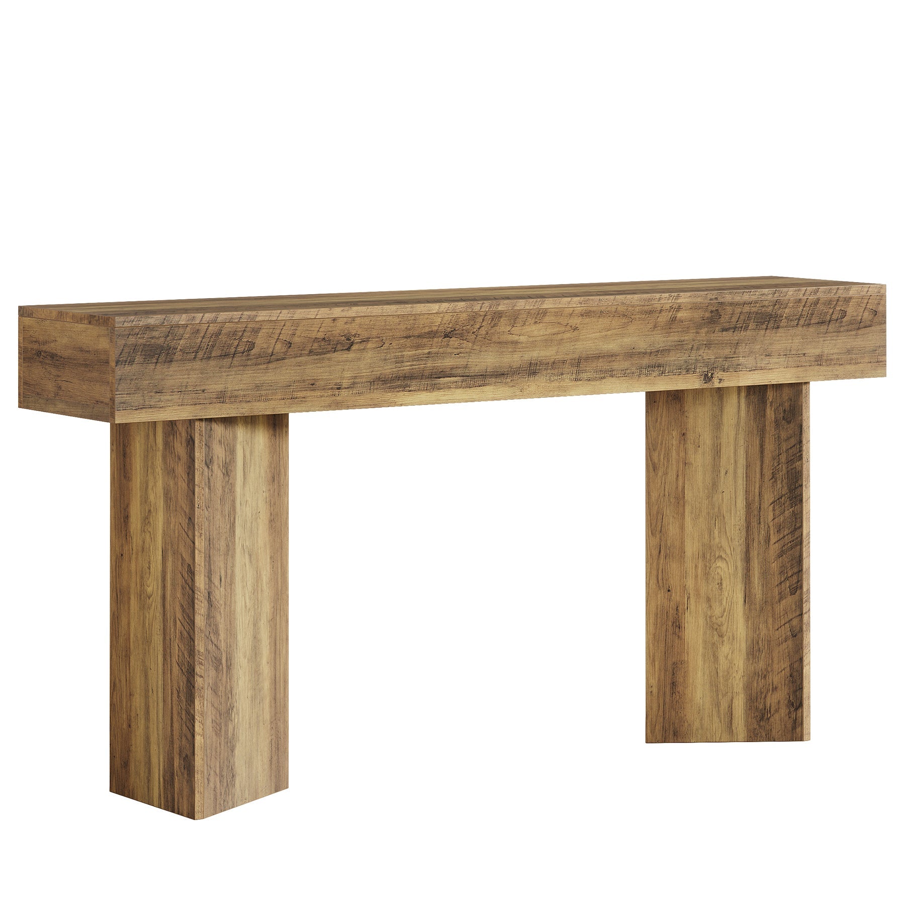 Tribesigns Console longue de 160 cm, Table d'appoint étroite derrière le canapé