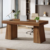Tribesigns Bureau de direction 140 cm, Bureau d'ordinateur pour la maison 3