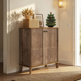 Tribesigns Meuble à chaussures 80 cm, Armoire à chaussures moderne à 5 niveaux avec portes et étagères réglables 3