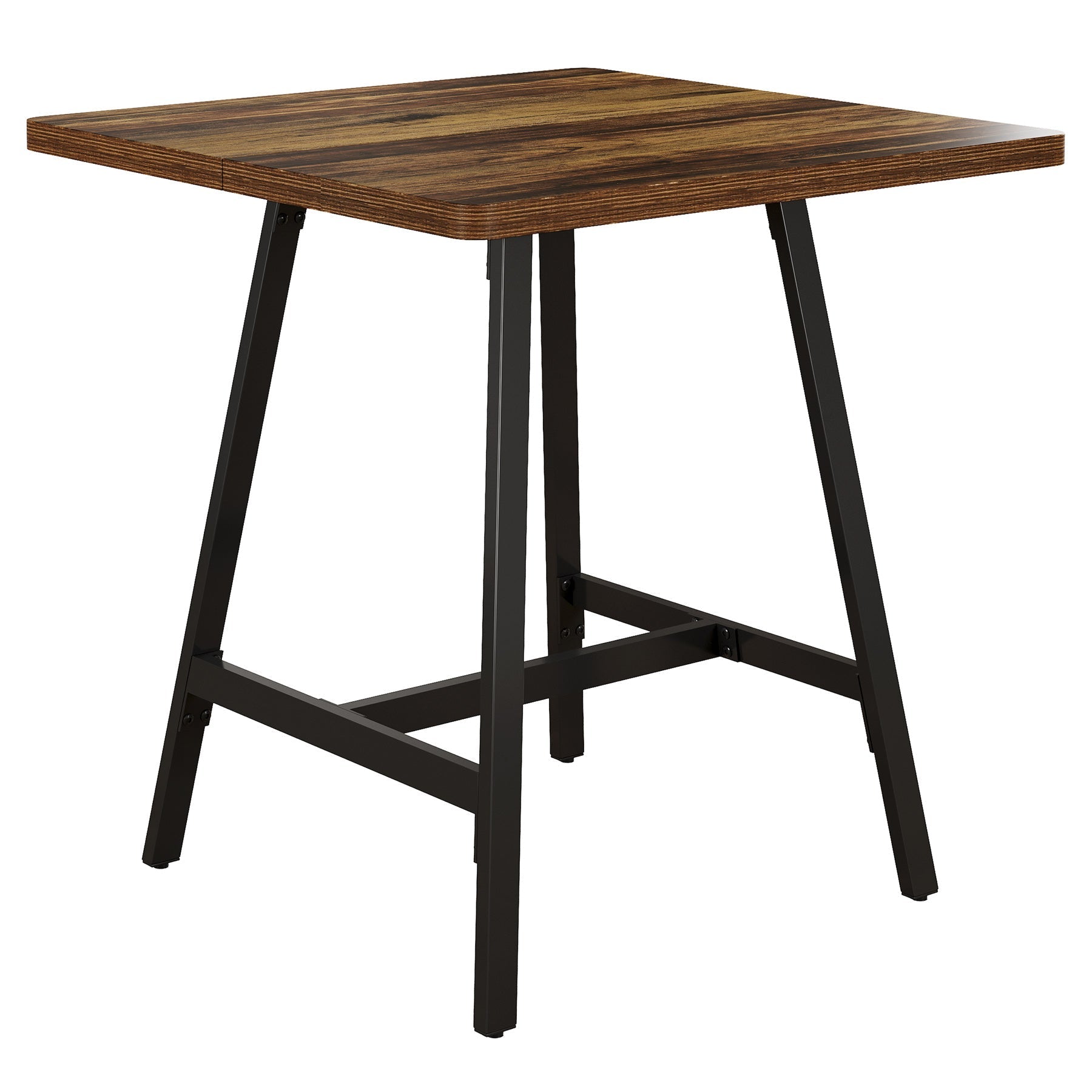 31" Square Bar Table, Small High Top Pub Table Dining Table with Thickened Top
