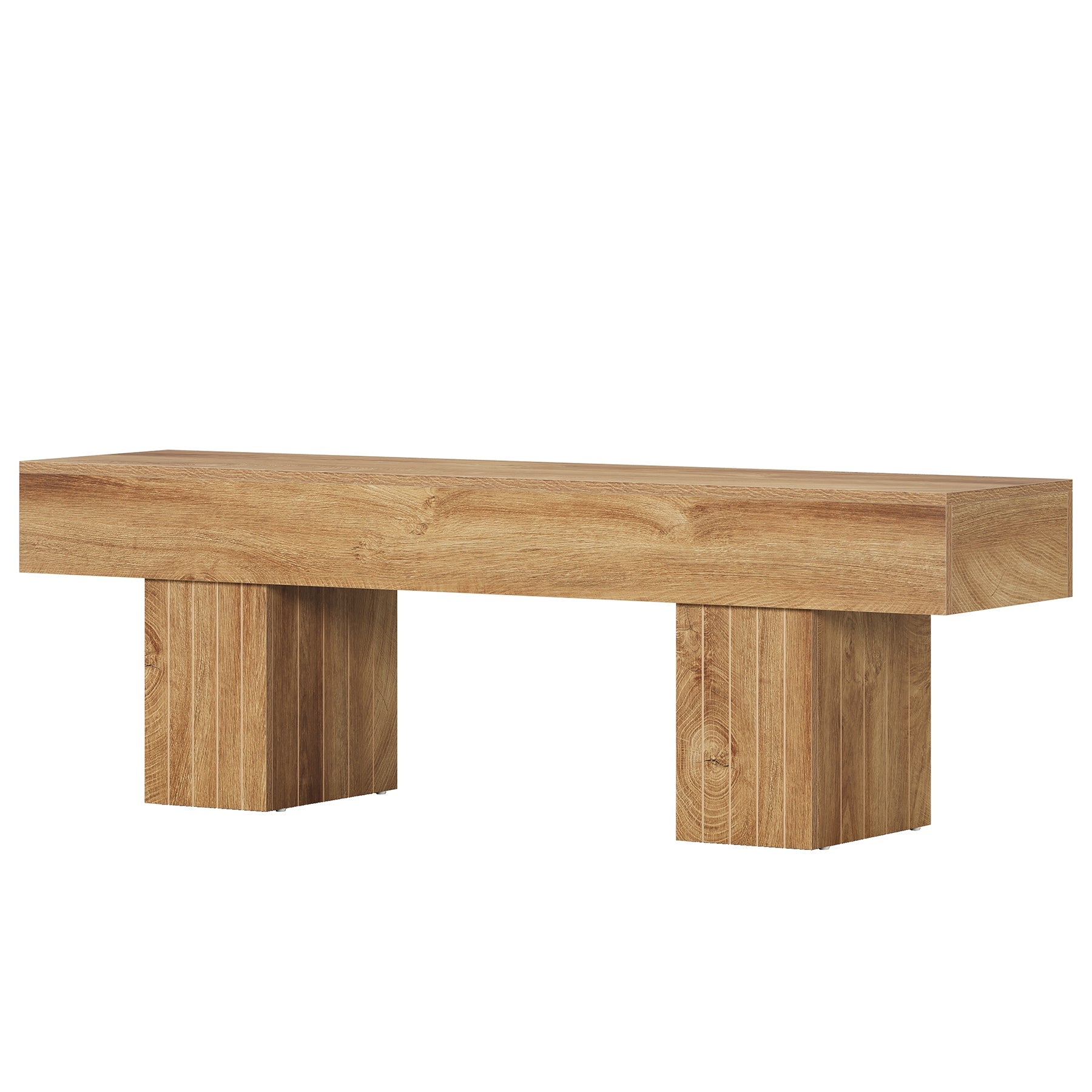 Tribesigns Banc de salle à manger en bois de 140 cm long banc de style campagnard