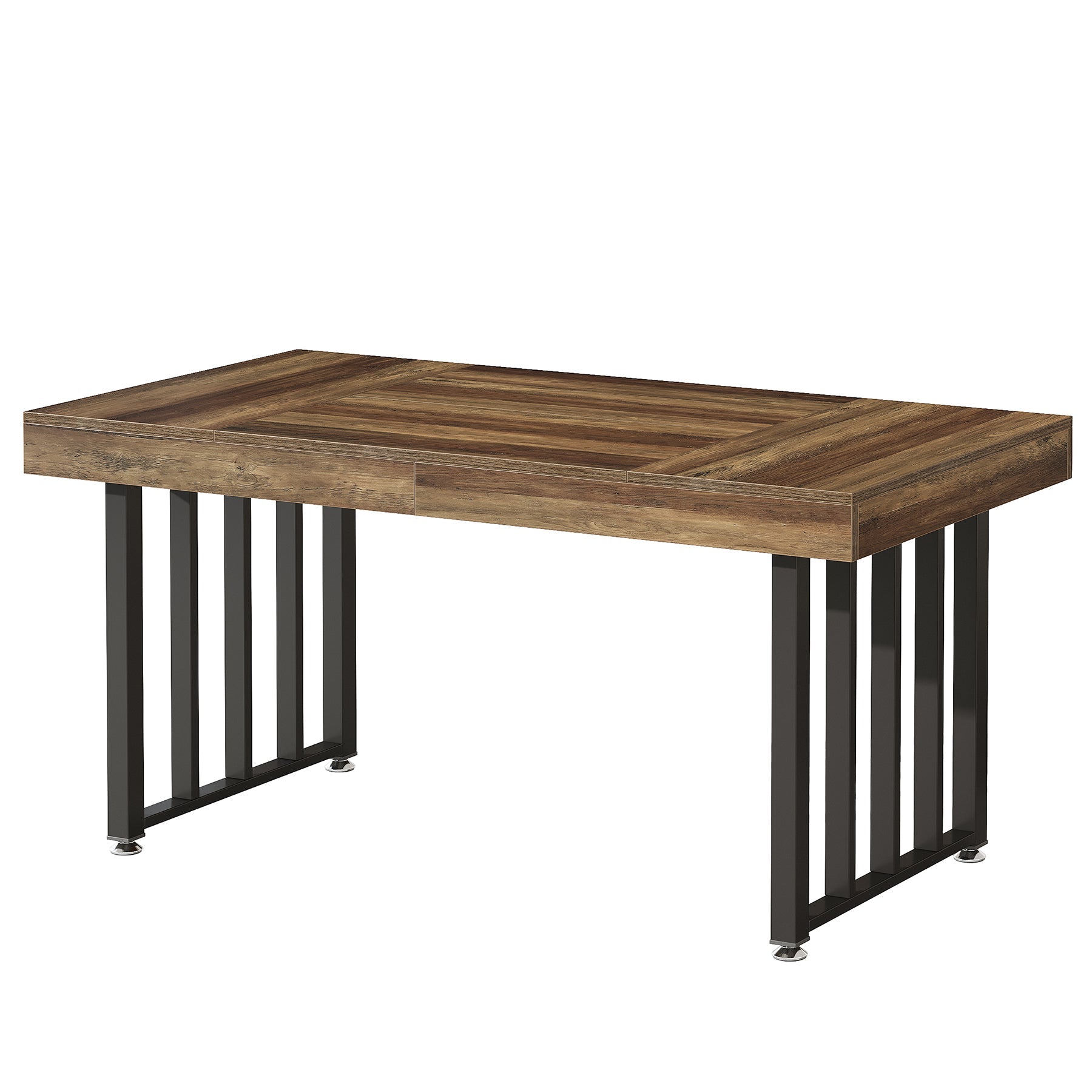 Tribesigns Bureau 140 cm, Grand bureau d'ordinateur avec structure en métal