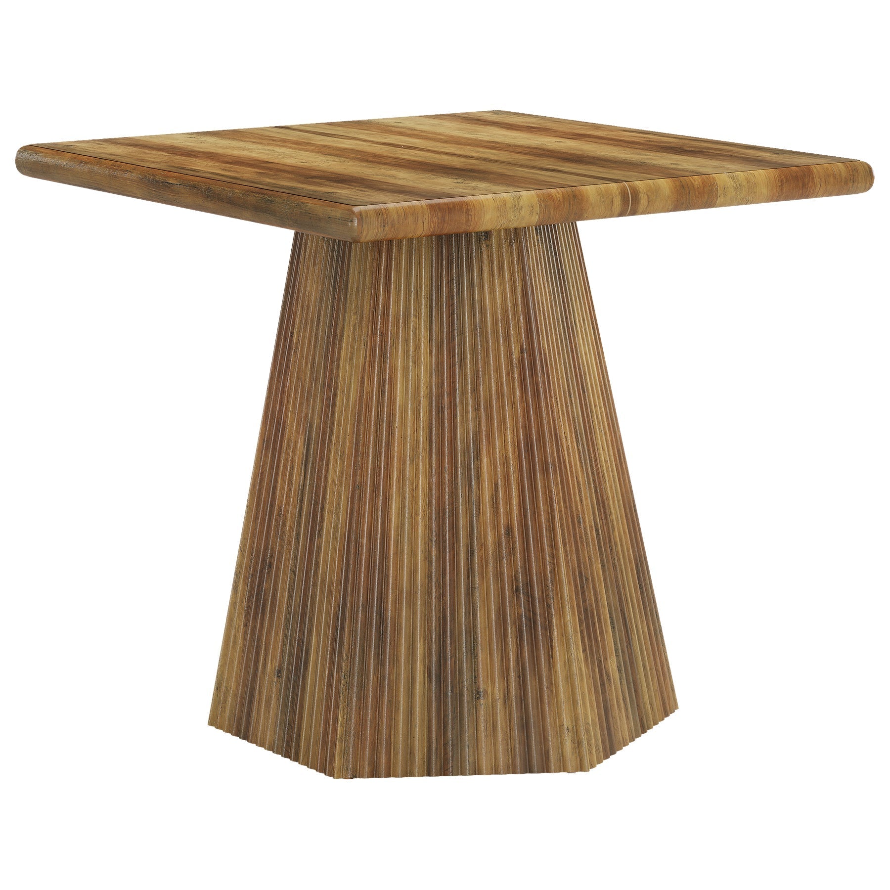 Tribesigns Table de salle à manger carrée 80 cm pour quatre personnes, Table de cuisine avec piètement robuste