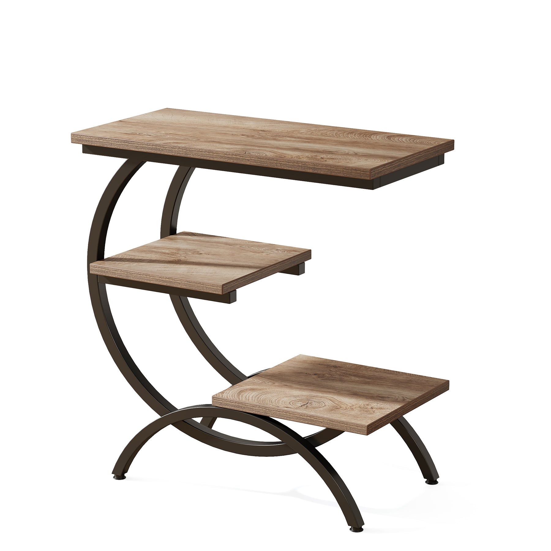 Tribesigns Table d'appoint C, Console de canapé avec rangement Table Basse à café