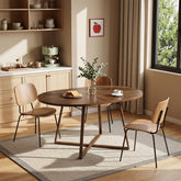 Tribesigns Table à manger Table de cuisine moderne pour 4 à 6 personnes 3