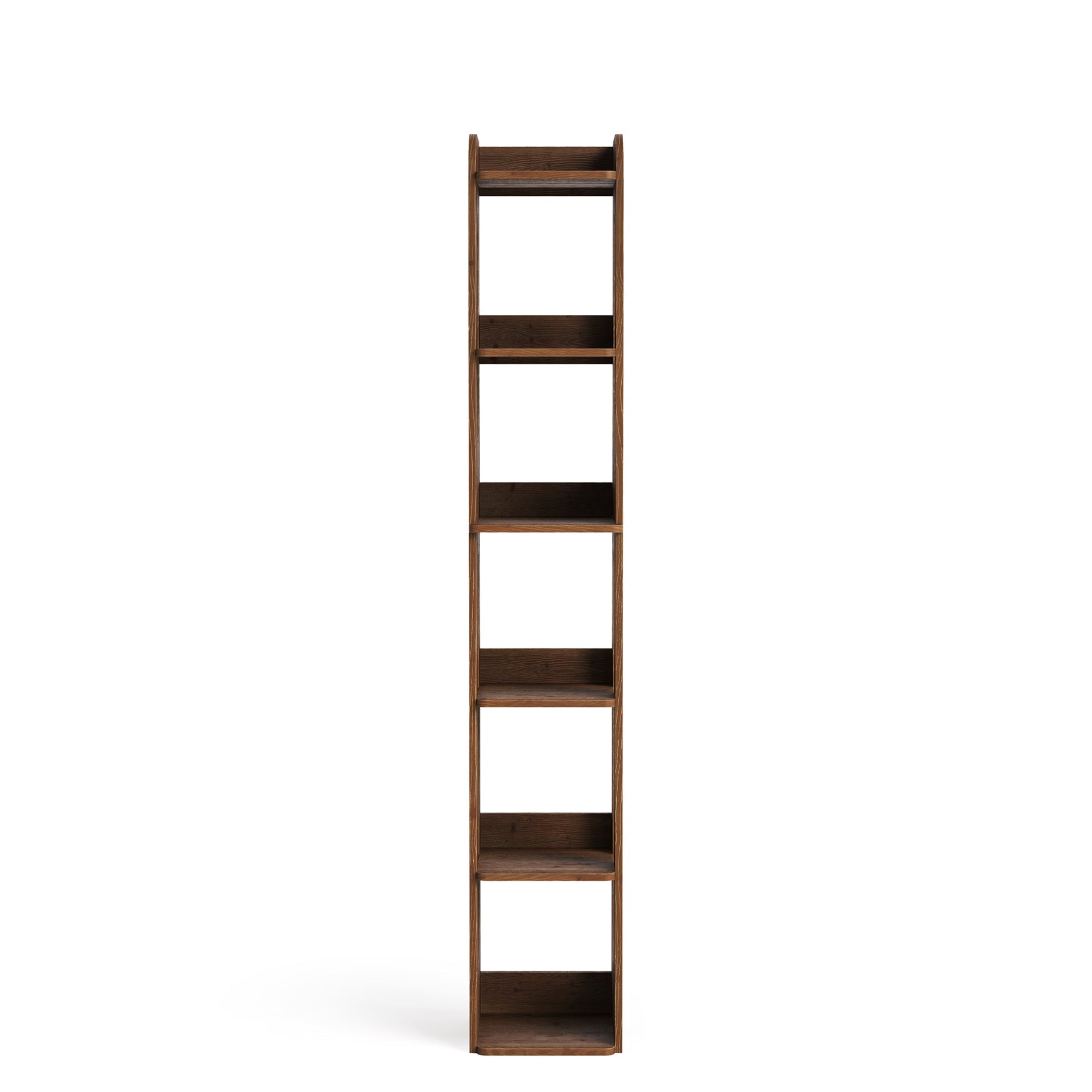 Tribesigns Étagère à chaussures autoportante à 6 niveaux en bois massif, Meuble à chaussures étroit