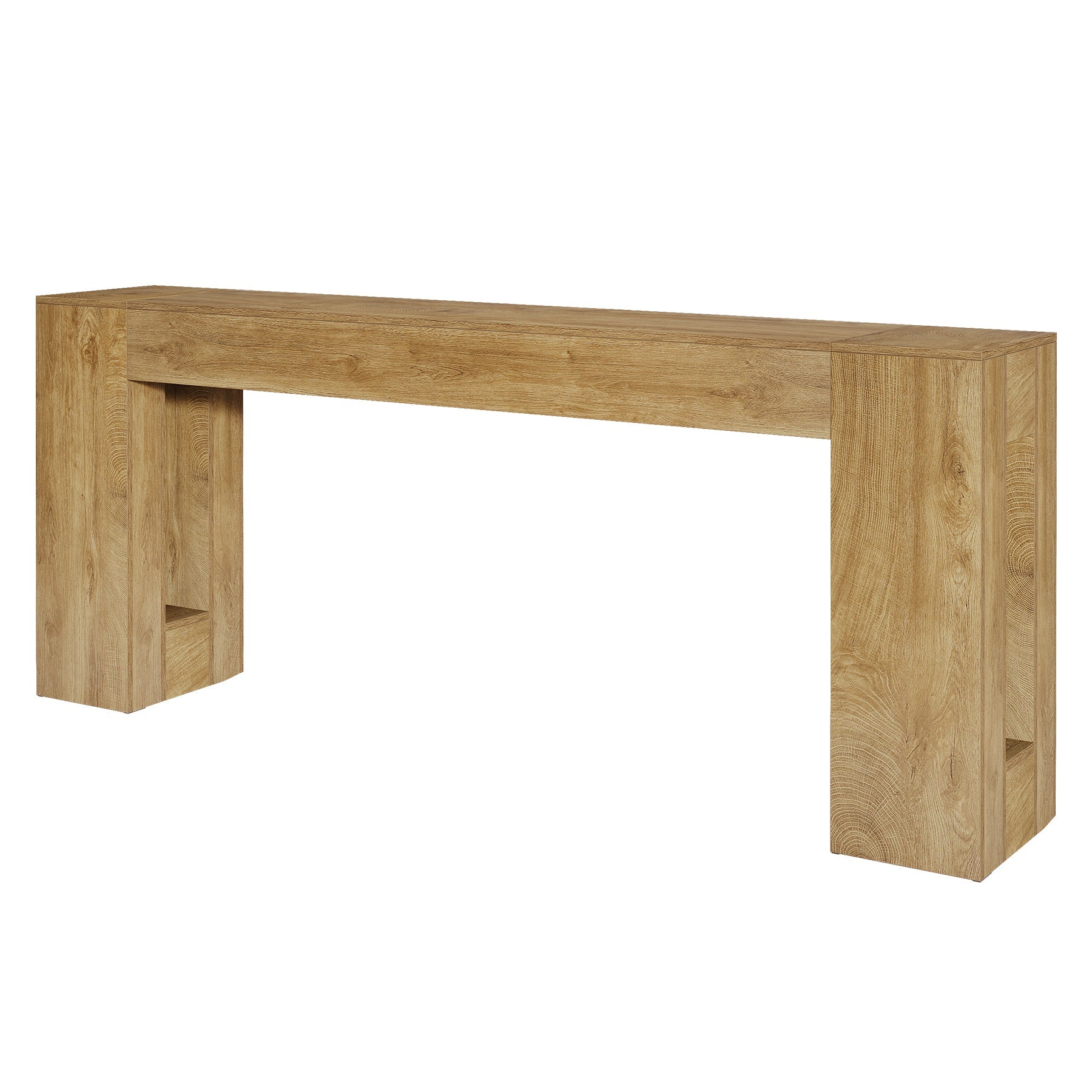 Tribesigns Table console 200 cm extra-longue et étroite, Table d'appoint pour derrière le canapé