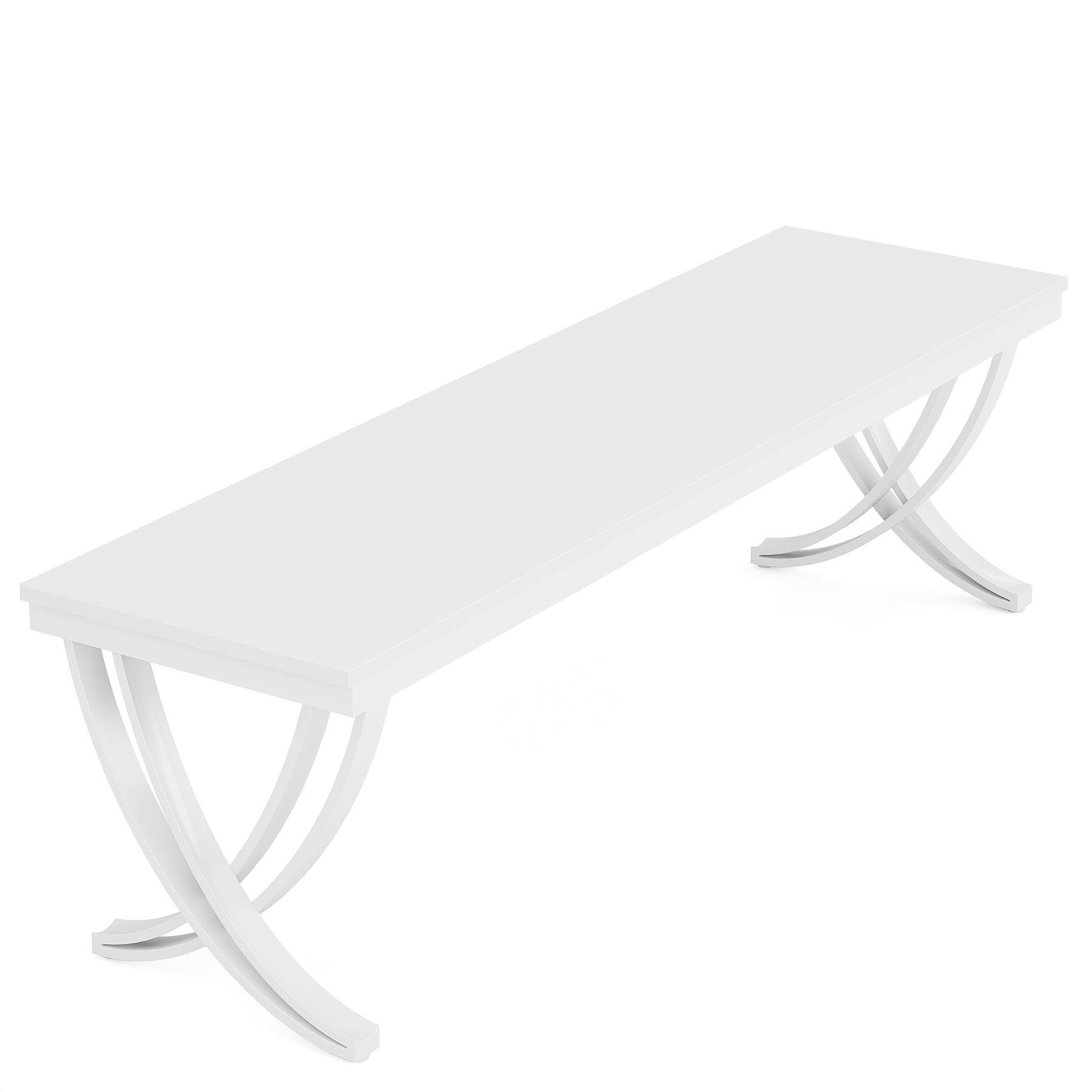 Tribesigns Bureau informatique, Double bureau long Table d'ordinateur pour deux