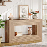 Tribesigns Console de 150 cm, Table de canapé de ferme Table d'entrée avec espace de rangement 3