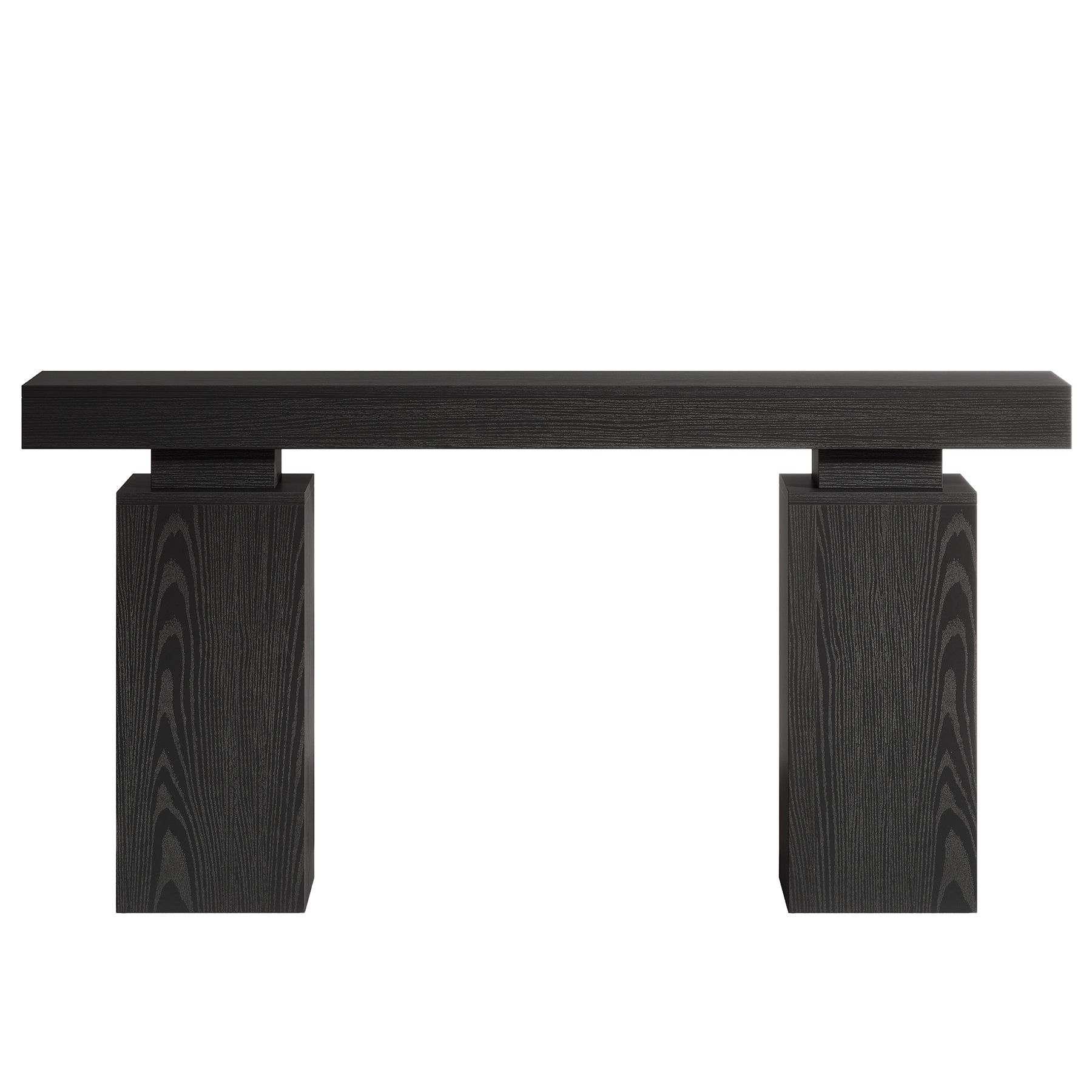 Tribesigns Console de 160 cm, Table d'entrée de style maison de campagne en bois pour le salon et le couloir