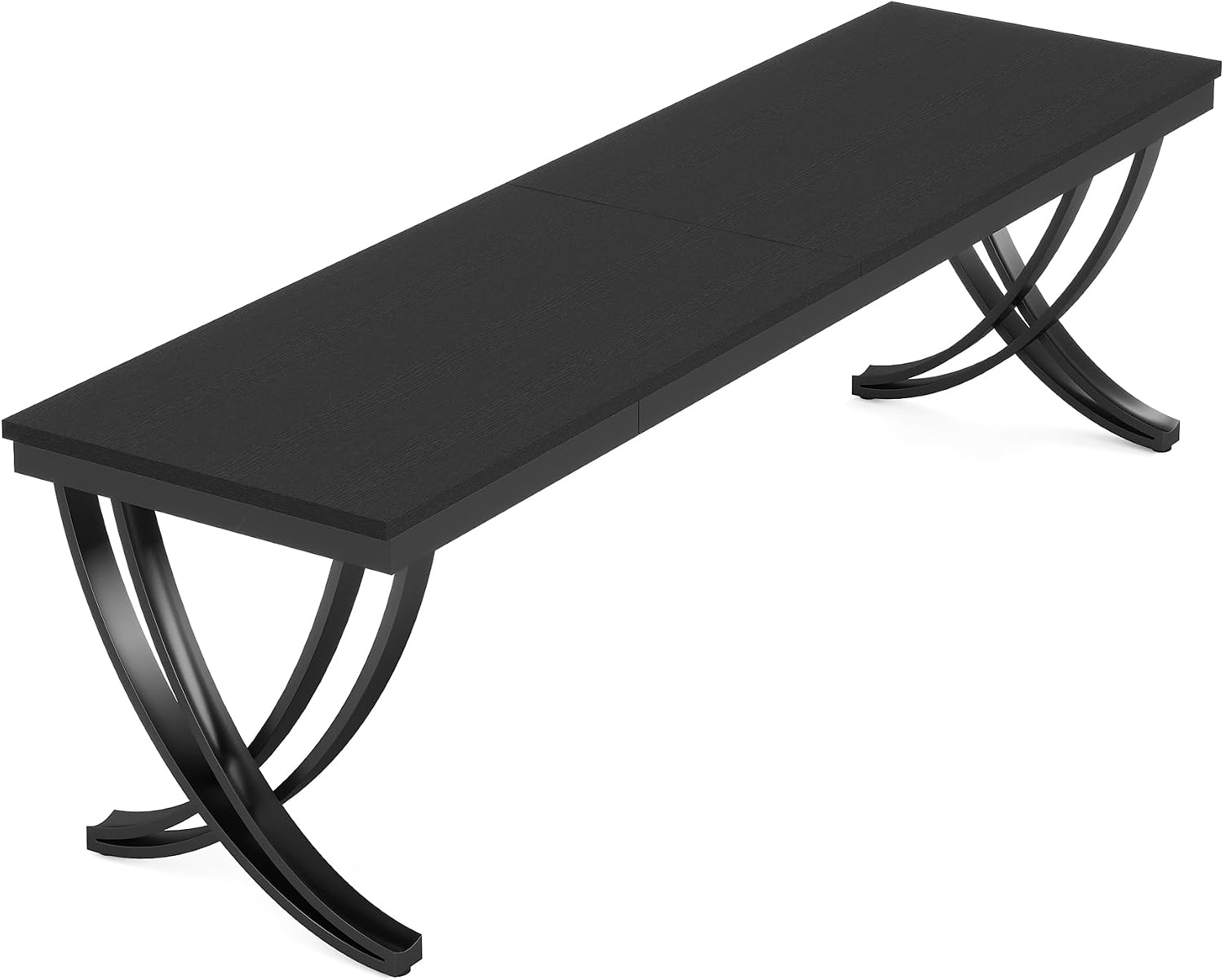 Tribesigns Bureau informatique, Double bureau long Table d'ordinateur pour deux