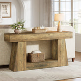 63" Console Table, Wooden Sofa Table Hallway Table Tribesigns 3