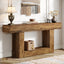 Tribesigns Table console en bois de 160 cm, Table de canapé de ferme à 2 niveaux Table d'entrée