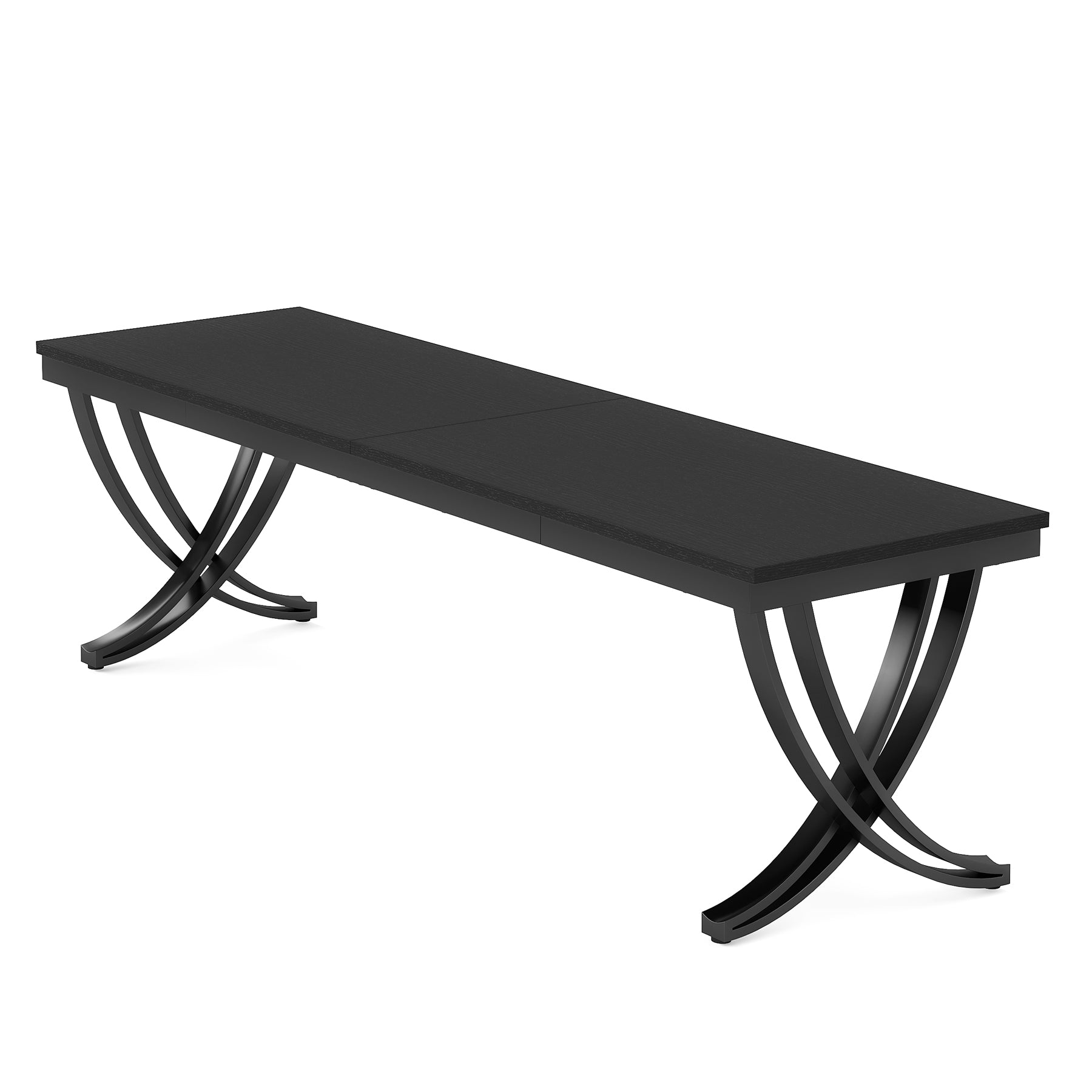 Tribesigns Grande table de salle à manger, Table à manger rectangulaire pour 6 à 8 personnes