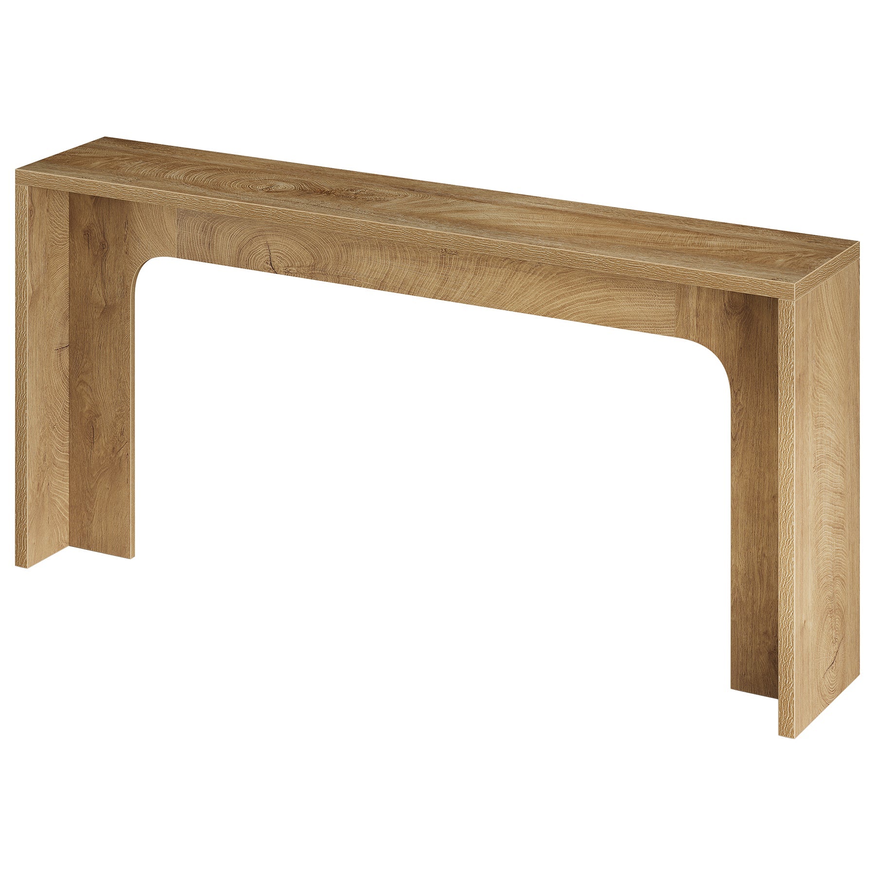 Tribesigns Console étroite de 160 cm, Table d'entrée minimaliste avec base robuste