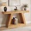 Tribesigns Table console industrielle de 140 cm pour entrée, Table basse de couloir
