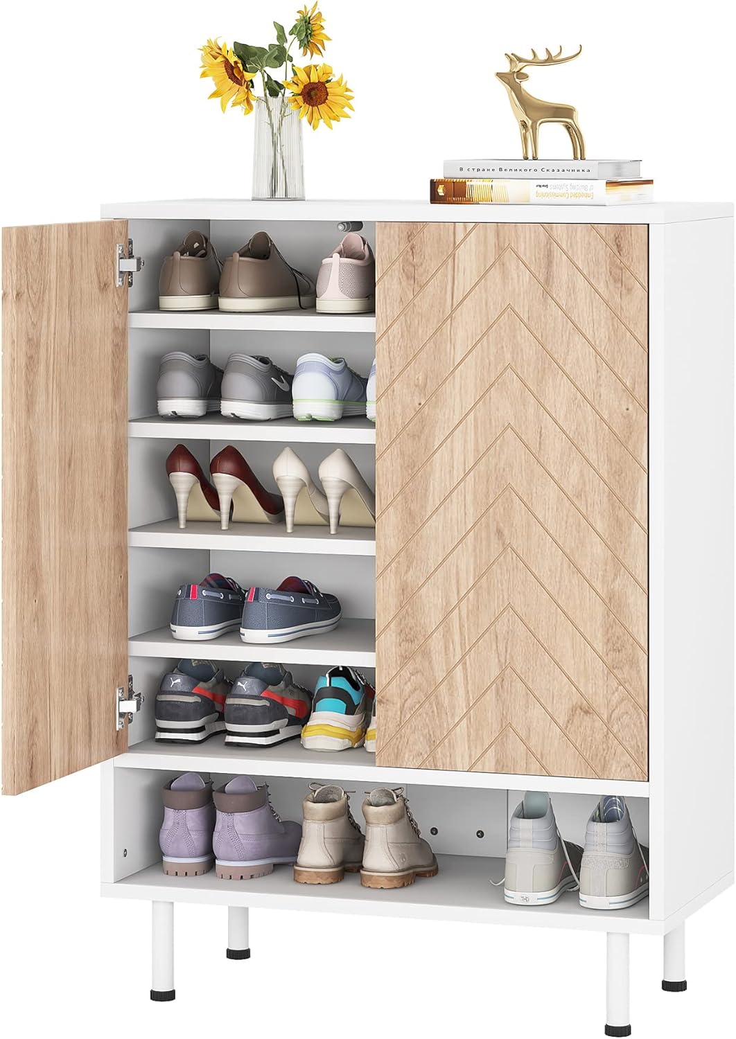 Tribesigns Étagère à chaussures, Grande étagère à chaussures à 6 niveaux